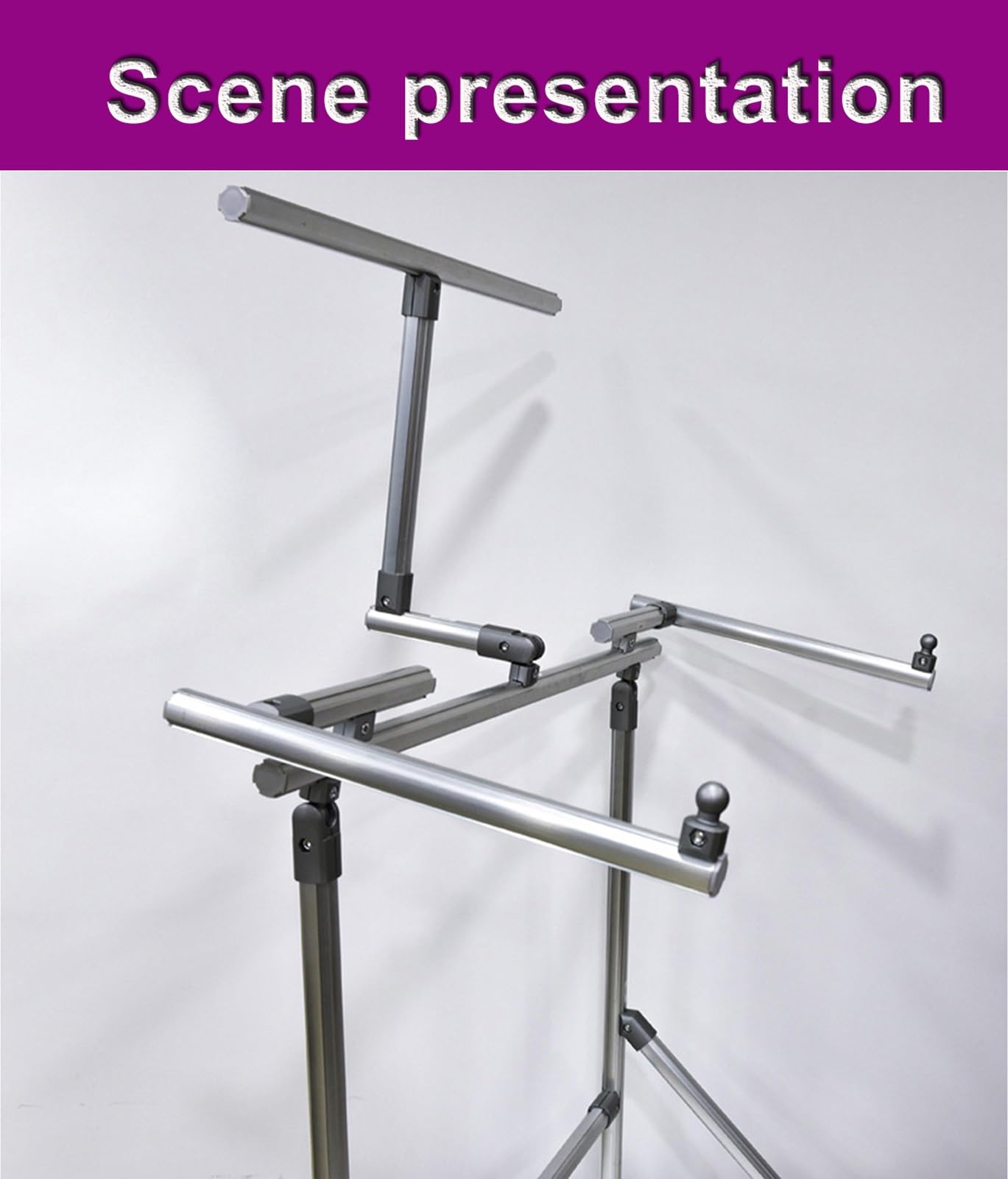 ntumLeap Cross Stitch Frame Embroidery Stand Cross Stitch Embroidery Stand Needlework Floor-Standing Adjustable Aluminum MaterialSuitable for Manual and Sewing