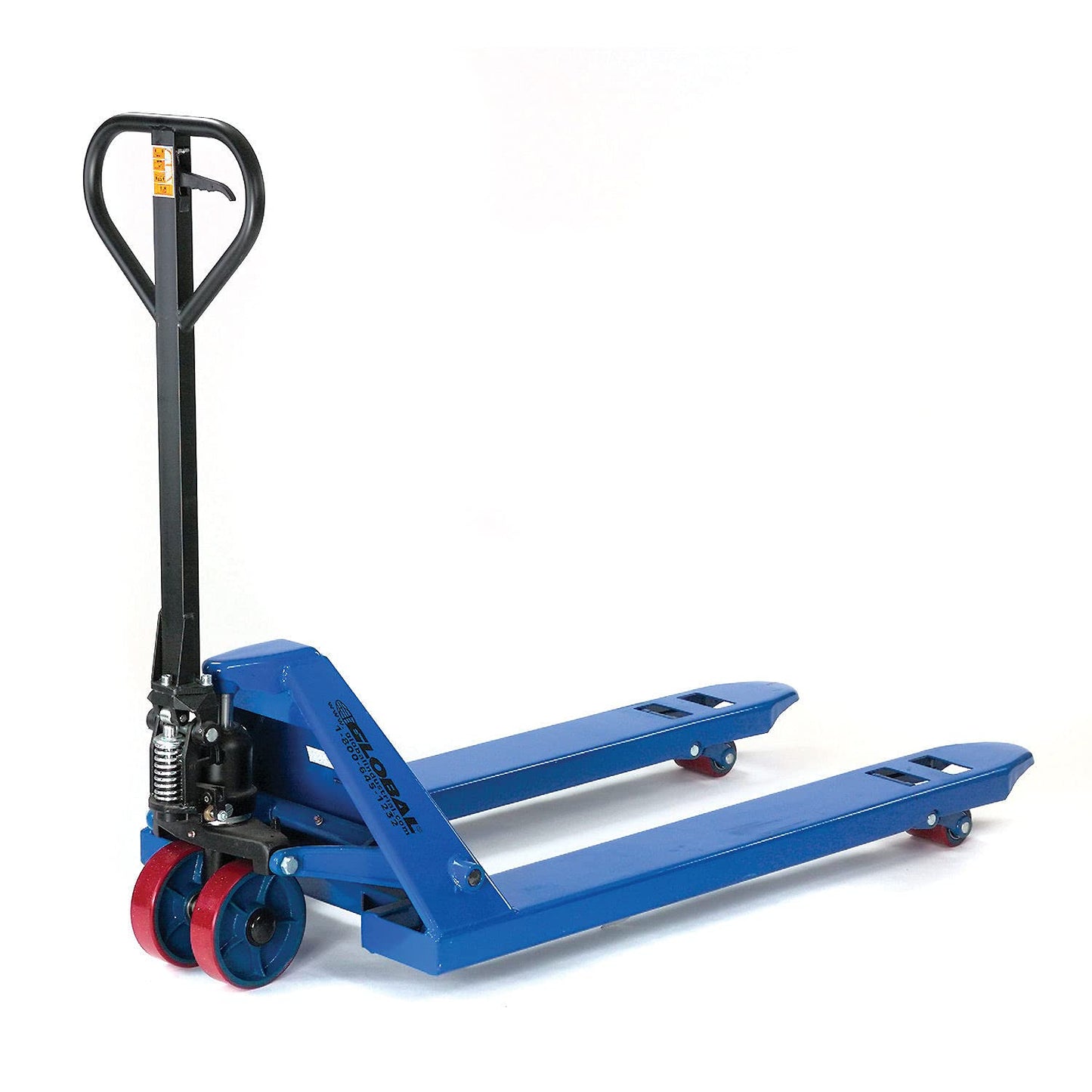 Global Industrial High Capacity Narrow Fork Pallet Jack Truck with 21" W x 36" L Forks, 6600 Lb. Capacity, Manual Pallet Truck for Warehouse, Manufacturing and Retail