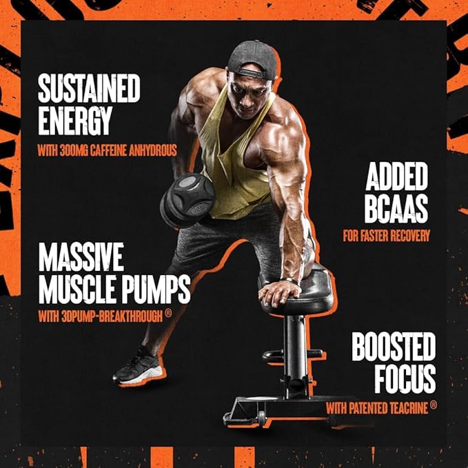 Animal Primal Muscle Hydration + Preworkout Powder ??Contains Beta Alanine, 3DPump, Caffeine & Electrolytes ??Improves Energy, Focus, Endurance & Absorption ??New Wick?™d Peach Flavor, 16.75 oz