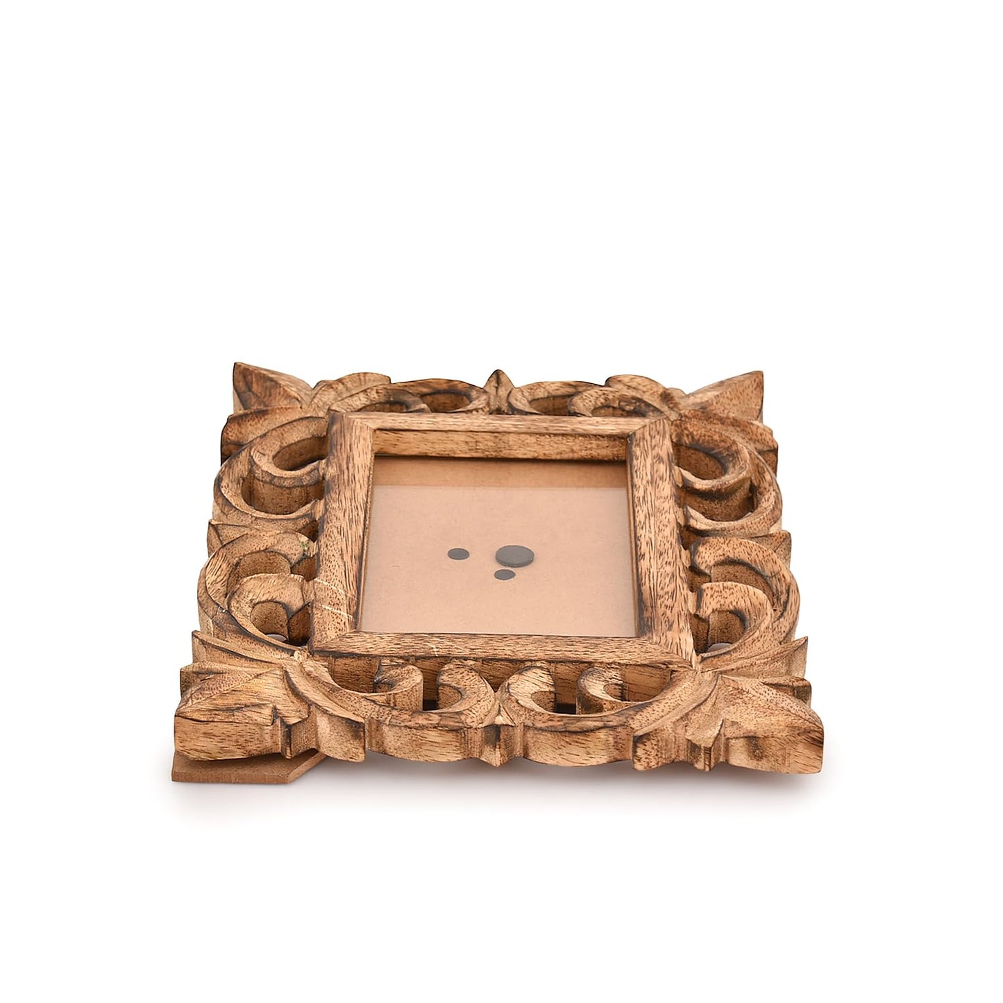Kimona Tabletop Frames Hand Carved 6"x 4" Picture Frame with Real Glass for Tabletop Display, Photo Display Frames (10" X 8" X 0.75")