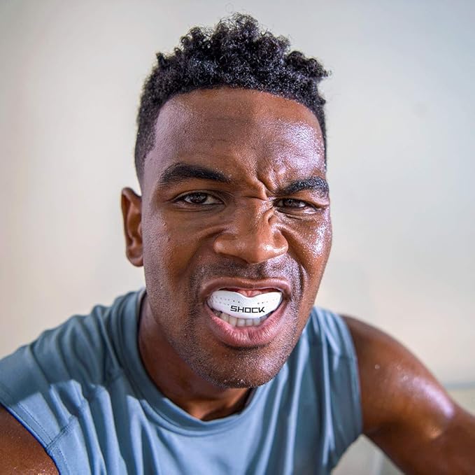 Shock Doctor Sports Mouth Guard, Breathable Low Profile Custom Fit, Basketball, Football, Lacrosse, Hockey & More