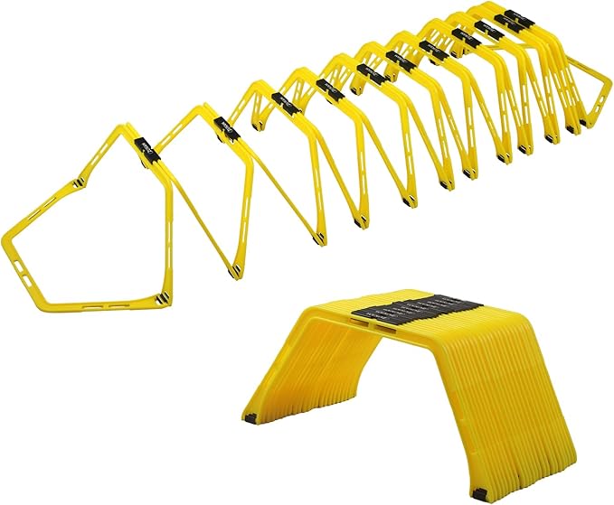 Hex Agility Rings for Speed Training & Agility Footwork Training Speed Hurdles Ladder