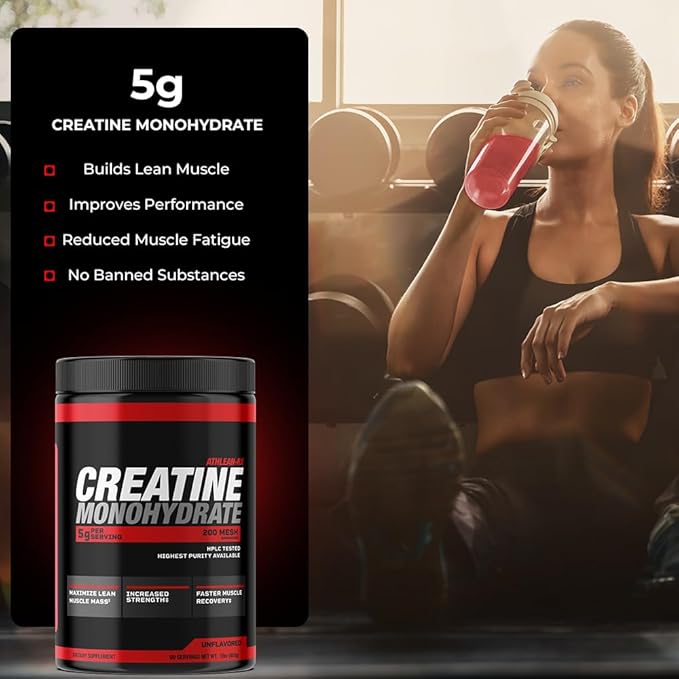 X-CREATINE Pure Micronized Creatine Monohydrate Powder - Supports Muscle Strength, Power, and Recovery - Gluten-Free, Non-GMO, Performance Enhancing Supplement (30 Servings)