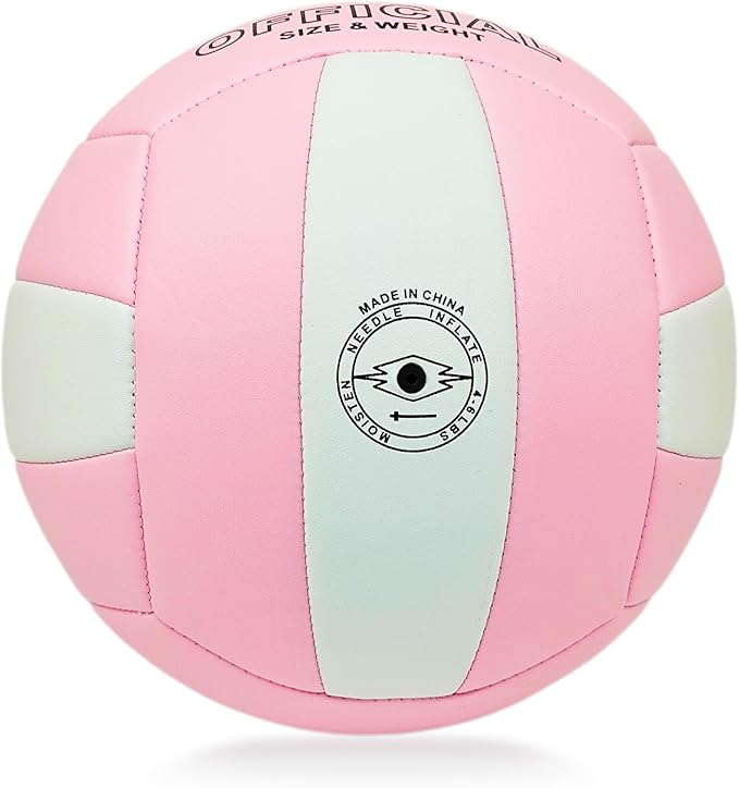 Official Size 5 Soft PU Waterproof Volleyball for boy and Girl and for Adult Indoor Outdoor Beach Training Ball and Game Ball or Beginner Teenager