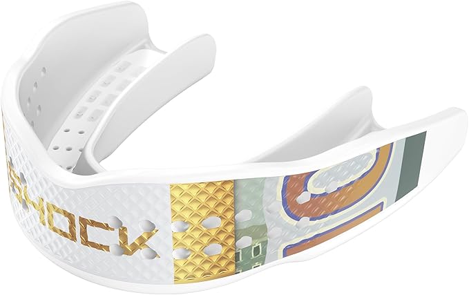 Shock Doctor Sports Mouth Guard, Breathable Low Profile Custom Fit, Basketball, Football, Lacrosse, Hockey & More