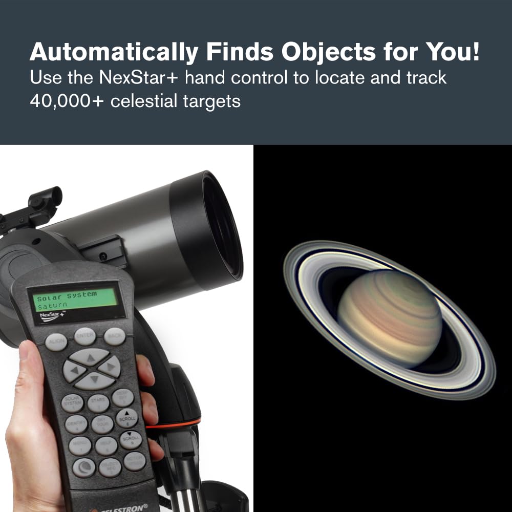 Celestron - NexStar 127SLT Computerized Telescope - Compact and Portable - Maksutov-Cassegrain Optical Design - SkyAlign Technology - Computerized Hand Control - 127mm Aperture