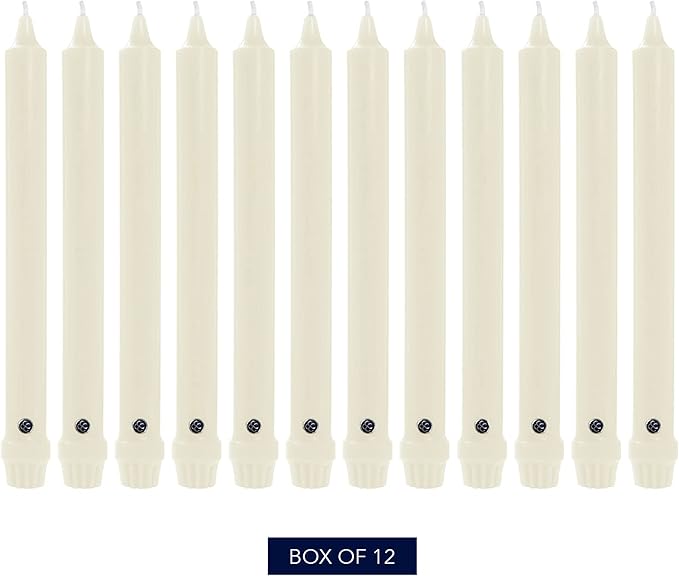 Colonial Candle Ivory Unscented 12 Inch Classic Candles