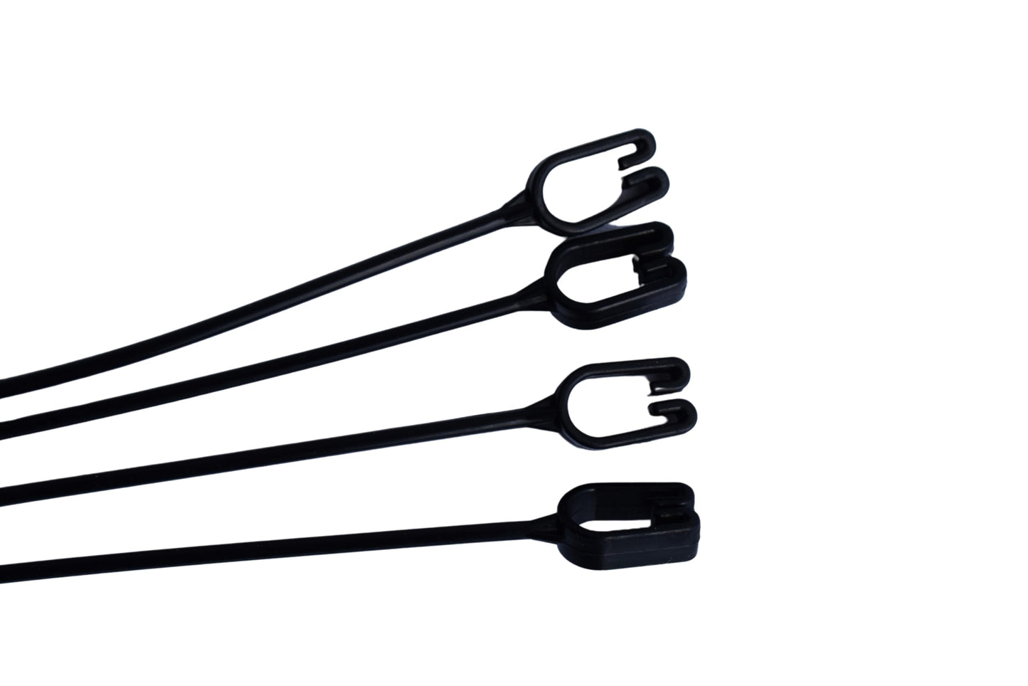 Replacement 4 Strand Plastic Hangers for 12" Hanging Baskets - Set of 5 (Black)