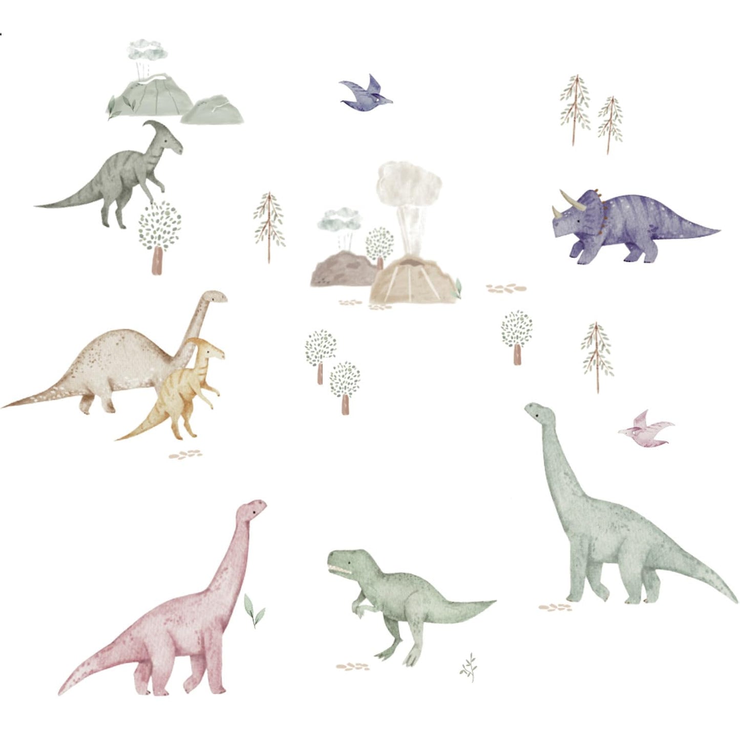 Liwo Dinosaur Wall Decals, Dino Alphabet Wall Stickers, Wall Decor for Boy Girl Kids Nursery Baby Bedroom Living Room Classroom