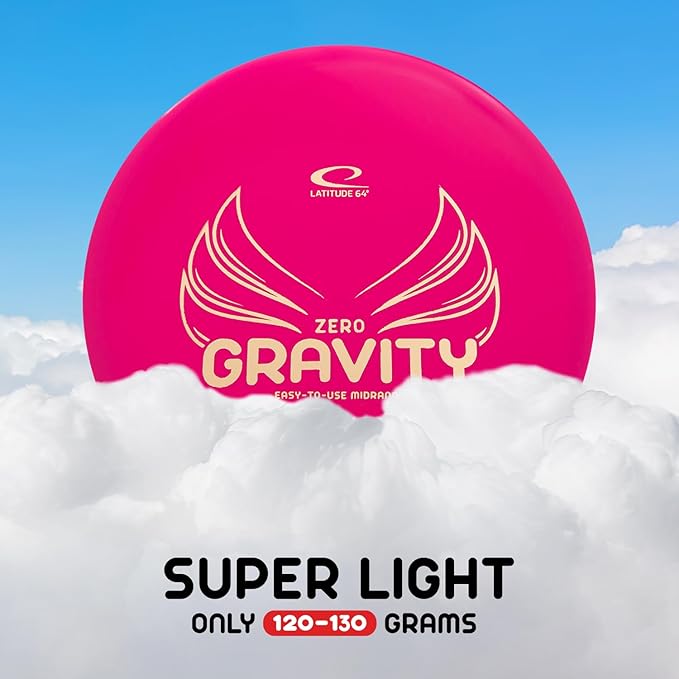 Latitude 64 Gravity Disc Golf Disc Set | 6-Pack Starter Set | Pure, Fuse, Explorer, Saint, Diamond, Bolt | Lightweight, Floating Plastic for Longer Flights | 120-130g (Colors May Vary)