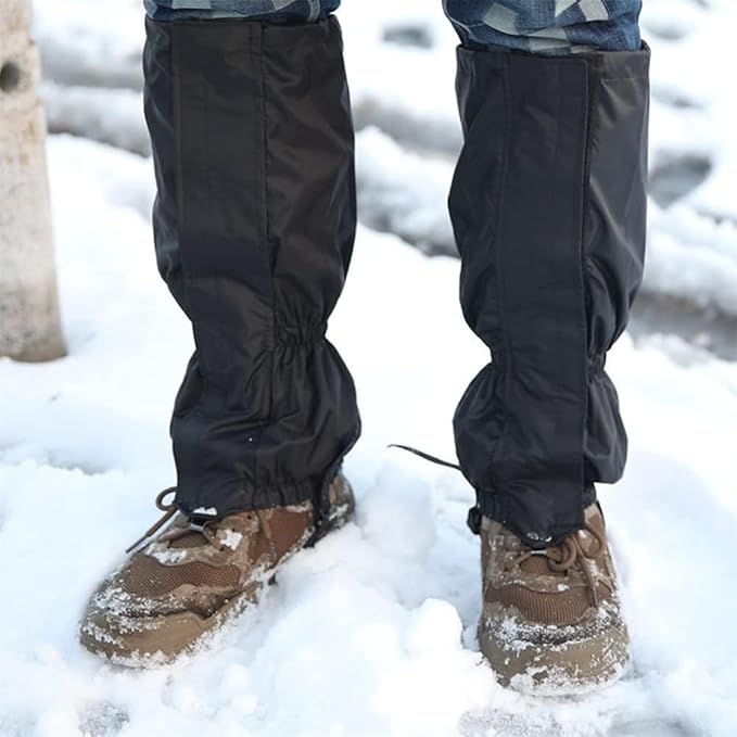 Gaiters for Hiking ??Waterproof and Breathable Leg Gaiters for Women and Men Boots, Adjustable Lightweight Shoes Gaiters for Hunting, Hiking, Mountaineering, Snow Gaiters for Hiking Boots