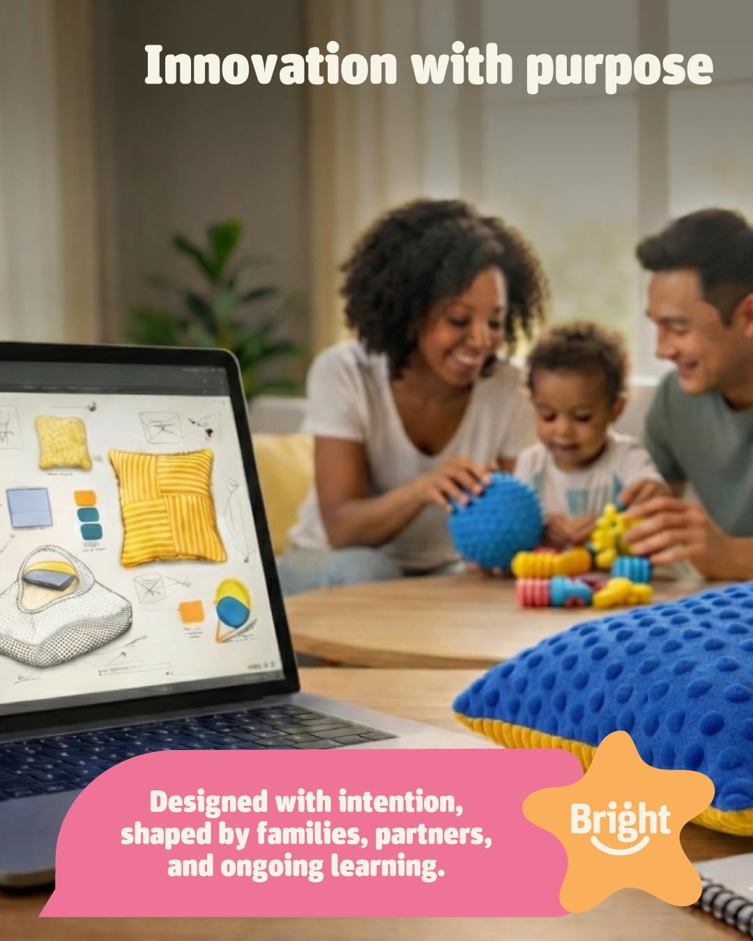 Bright Autism Tap-Tap Touch Sensory Lights – Dimmable Room Lighting for Therapeutic & Educational Play. Visual & Tactile Soothing LED Stimulation. Perfect Addition to Your Child's Bedroom (6pcs)
