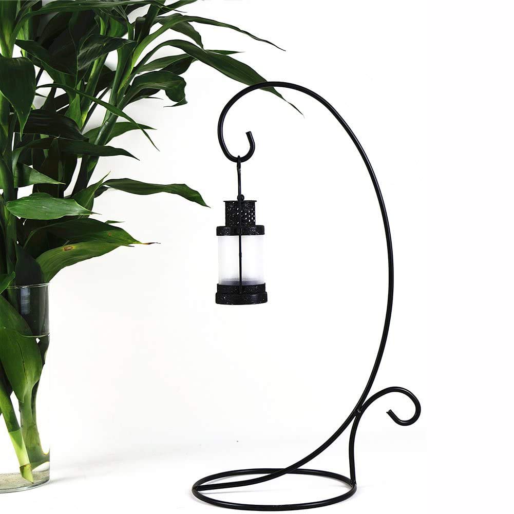Metal Ornament Display Stand Set of 2 Tall Iron Lightweight Ornament Holder Stand for Hanging Globe Air Plant, Terrarium Plant, Witch Ball Stand for Bauble Home Party Wedding Craft Christmas Decor