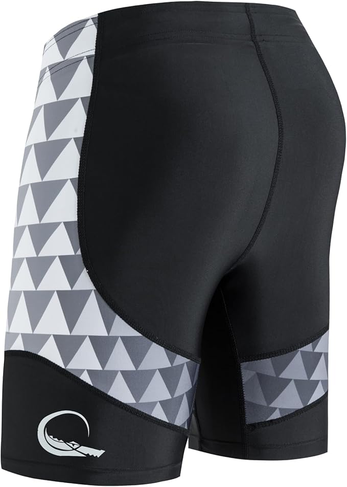HUGE SPORTS Men's Rash Guard Swim Shorts Compression Swimming Jammer Cool Dry Active Swimsuit Workout Shorts Sports Tights