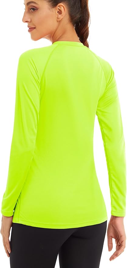 MAGCOMSEN Women's 2 Pack Long Sleeve Shirts UPF 50+ Sun Protection Quick Dry Swim Shirt for Rash Guard Fishing Workout