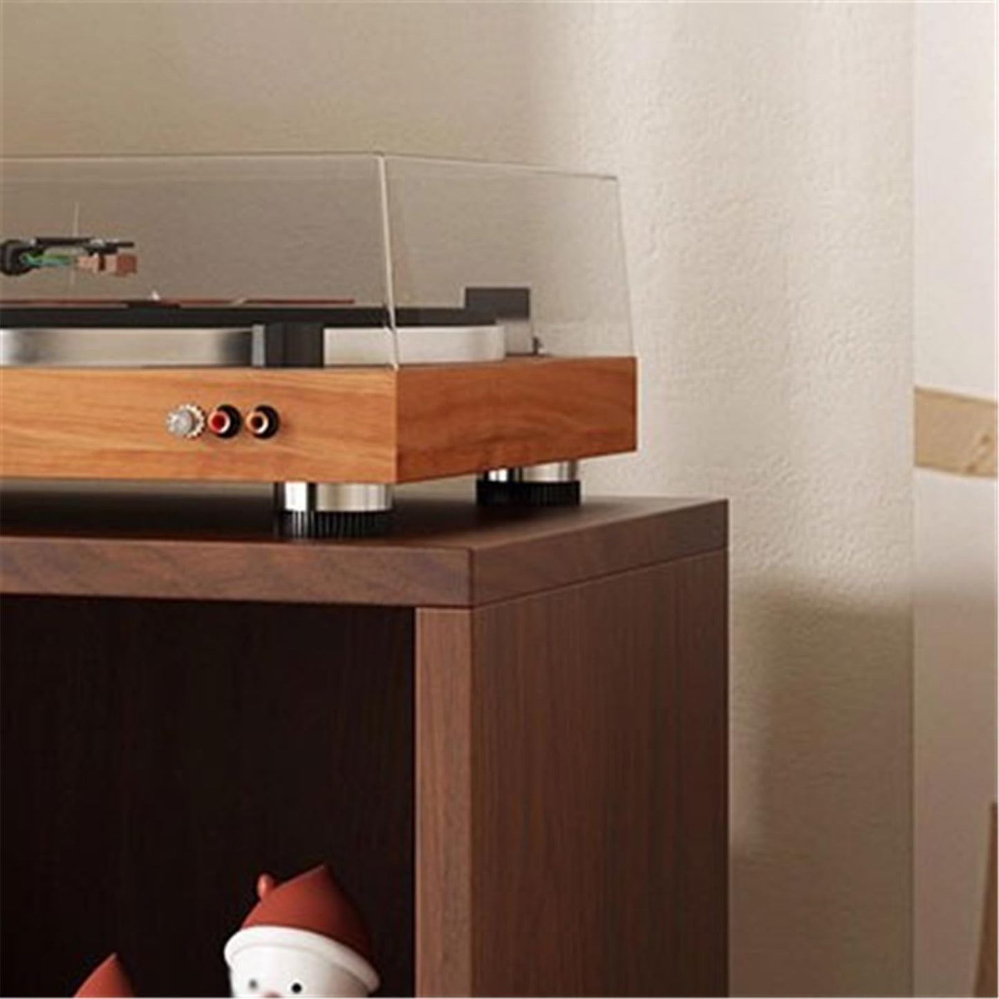 uP9sF2mD DVD Shelf Organizer Vinyl Record Display Cabinet Wooden Storage Shelf for Home Office CD Storage Rack