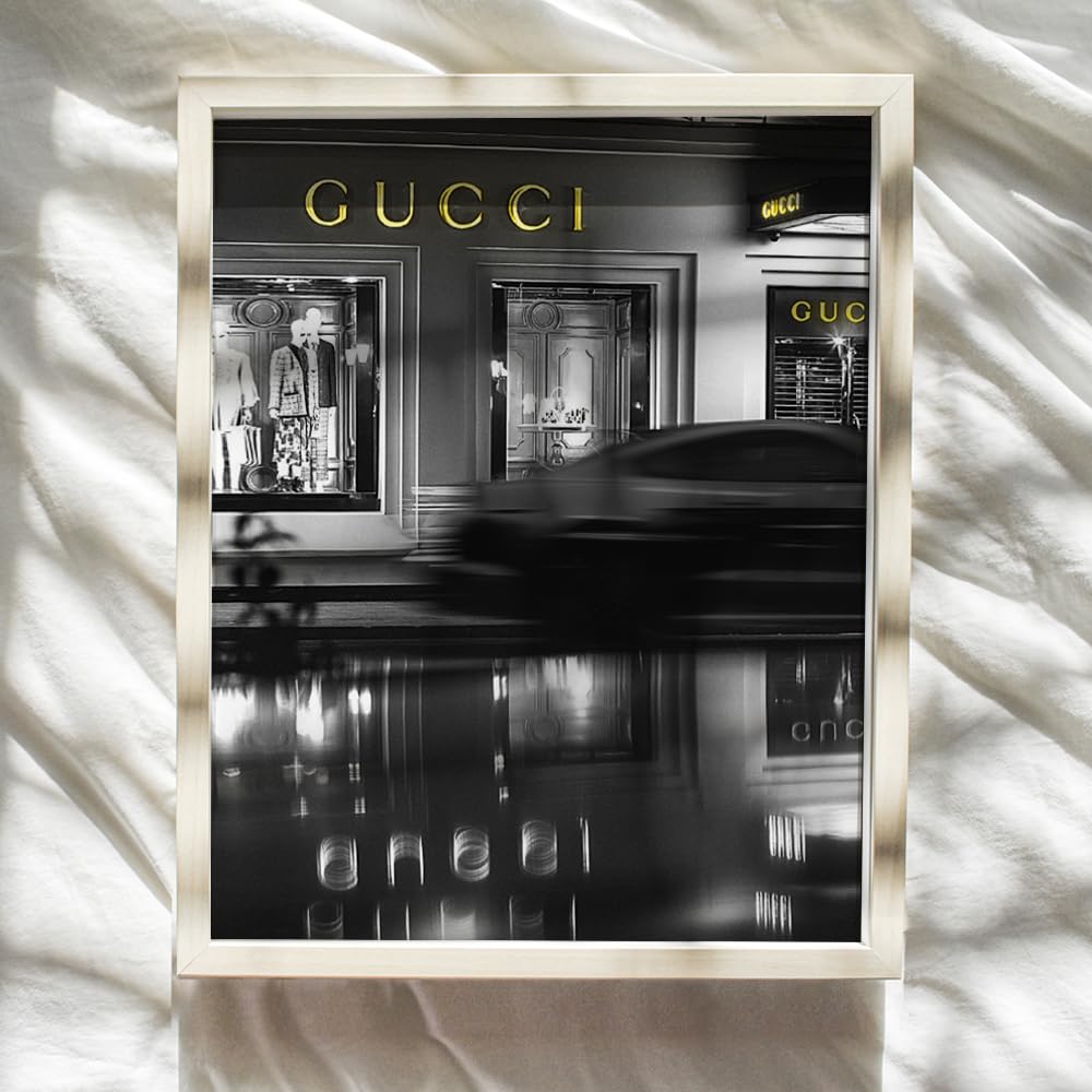 Luxury Wall Art For Women 11x14 - Fashion Wall Art for Girls - Designer Art - Glam Print for Women - Luxury Living Room Decor - Designer Living Room Decor - Glam Art