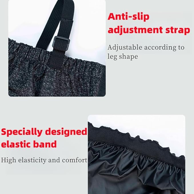 Leg Gaiters, Waterproof,Lightweight and Adjustable, Snow Boot Gaiters, for Men and Women Hiking, Walking, Hunting, Backpacking,Skiing, Mountaineering