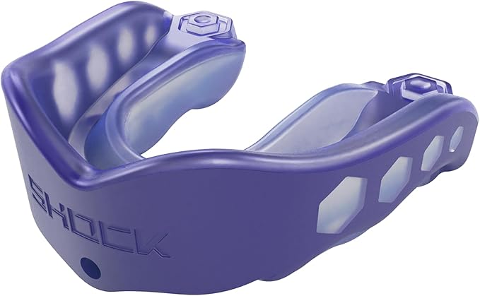 Shock Doctor Mouth Guard Sports, Hockey, Lacrosse, Baseball, Wrestling Moutguard, Gel Max Heavy Duty Protection & Custom Fit, Football Mouth Guard with Strap, Adult & Youth Mouthguard