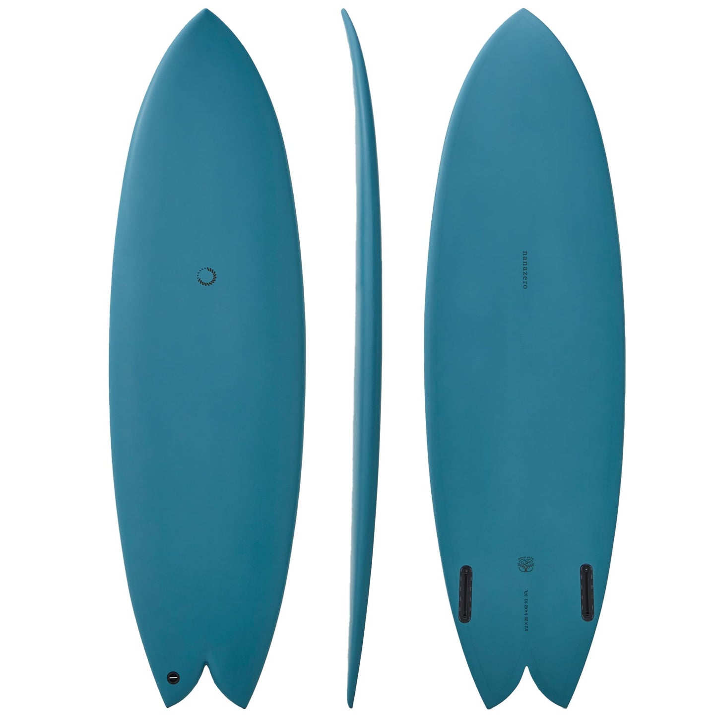 nanazero Wood Skin Surfboard Hybrid HB02 Fish 6'2", Durable and Light-Weight Structure