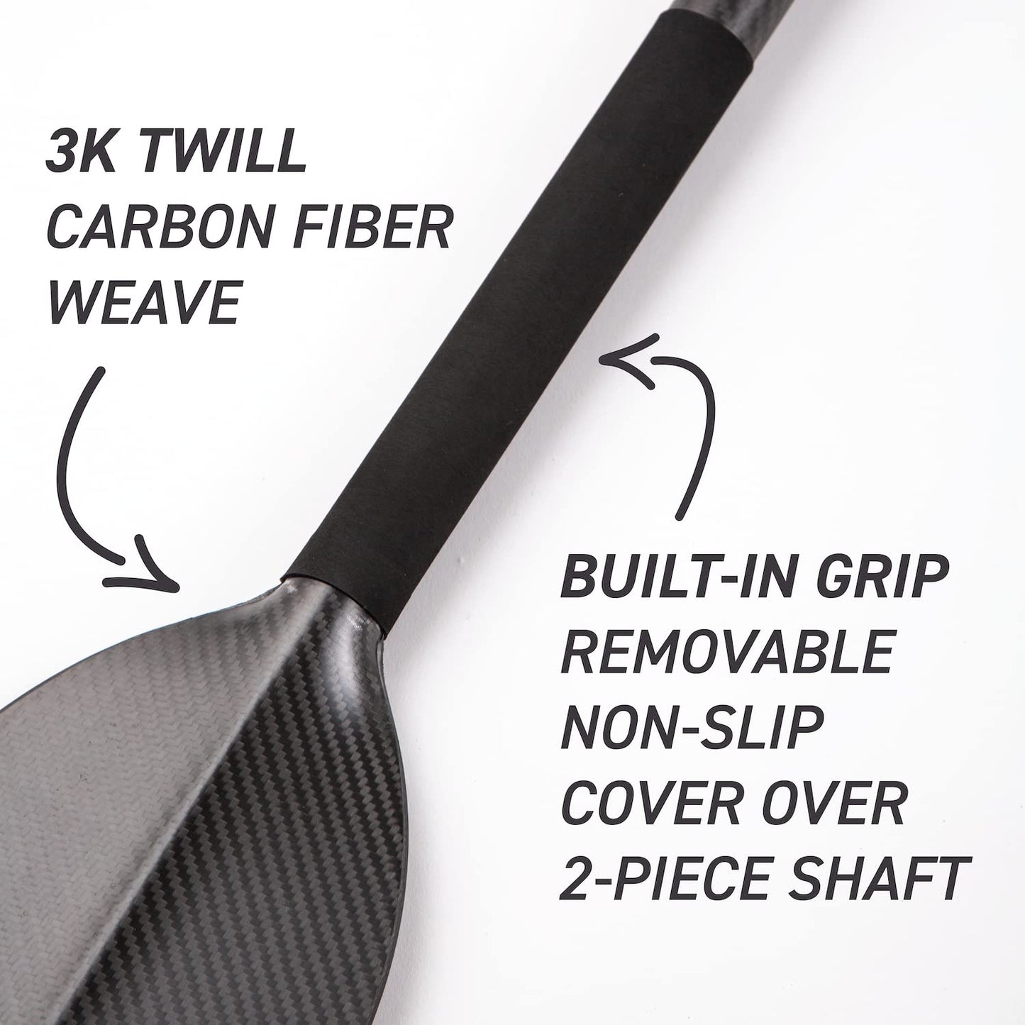 Hornet Watersports Dragon Boat Paddle - Dragon Heart - Adjustable Carbon Fiber Dragon Boat Paddle - IDBF Approved - Dragon Boat Accessories (Leverlock Adjustable)