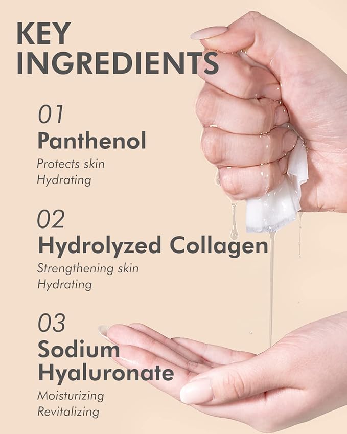 DERMAL 39 Combo Pack A Collagen Essence Korean Face Mask - Hydrating & Soothing Facial Mask with Panthenol - Hypoallergenic Self Care Sheet Mask for All Skin Types - Natural Home Spa Treatment Masks