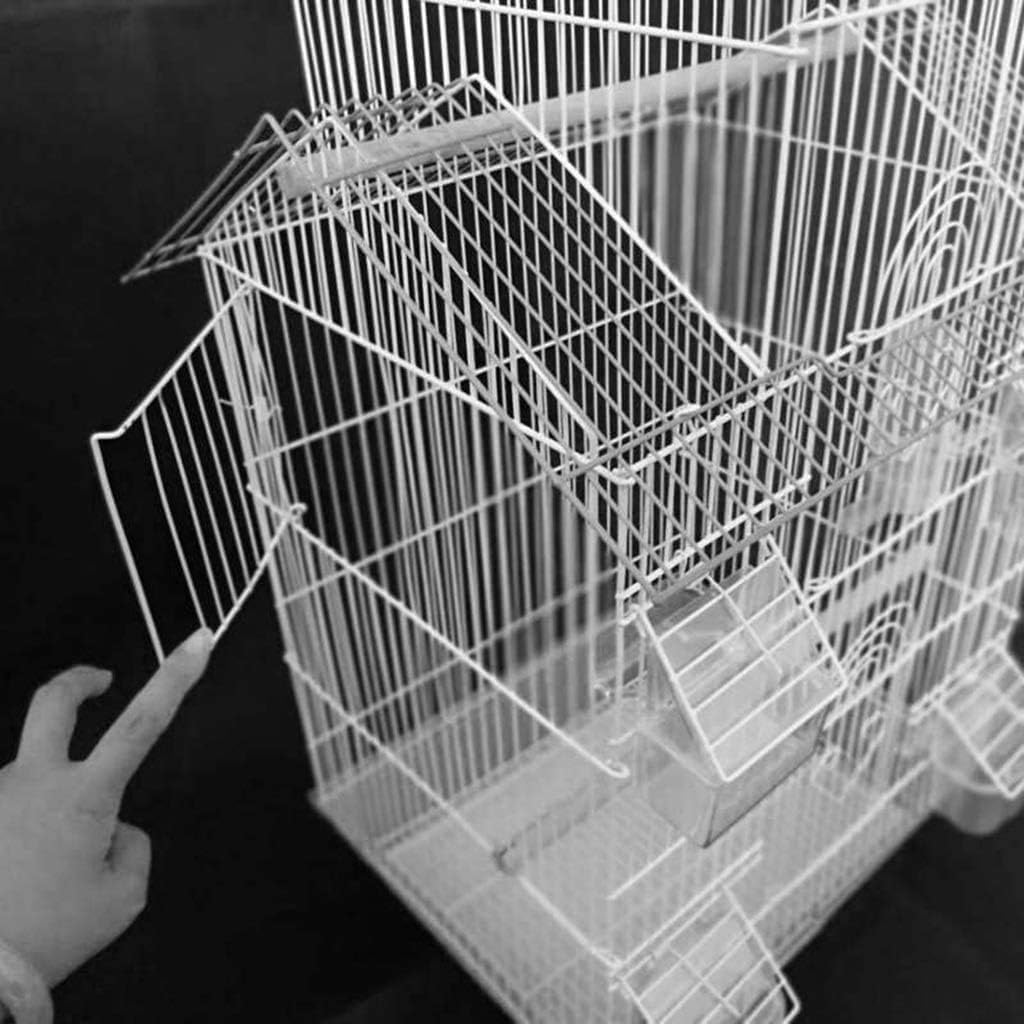 Professional Birdcage Pet Supplies Bird Carrier Gardening Decor Parrot Cages for Large Birds, Household Large Parrot Cage, House-Shaped Decorative Bird Cage, Parakeet Love Bird Pearl Bird