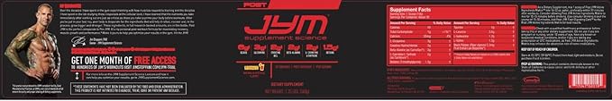 Post JYM Active Matrix Amino Recovery Powder | Pure Creatine HCL, BCAA?™s, Glutamine, Carnitine, Betaine, Taurine for Maximum Strength, Repair, Definition, Performance | Lemonade Flavor 30 Servings
