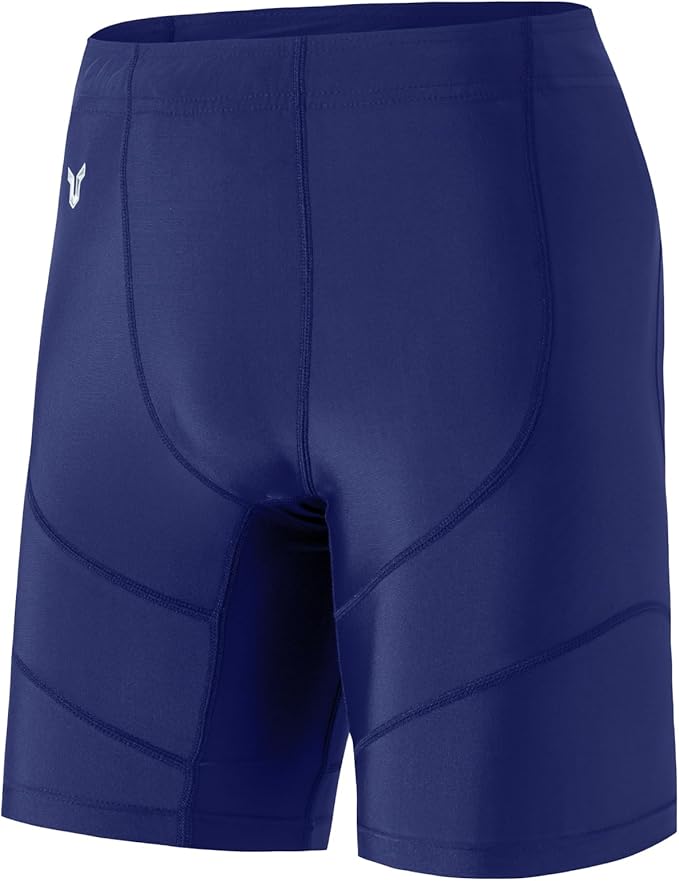HUGE SPORTS Men's Rash Guard Swim Shorts Compression Swimming Jammer Cool Dry Active Swimsuit Workout Shorts Sports Tights