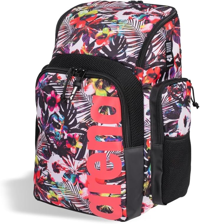 Arena Spiky III Backpack 35 Unisex Travel Gym Rucksack for Men and Women, Training Gear Equipment Bag for Swimmers, 35 Liters