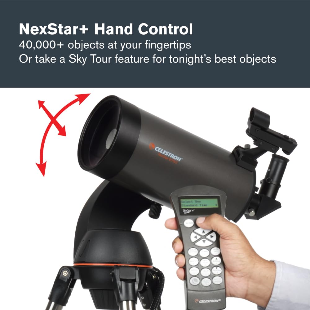 Celestron - NexStar 127SLT Computerized Telescope - Compact and Portable - Maksutov-Cassegrain Optical Design - SkyAlign Technology - Computerized Hand Control - 127mm Aperture