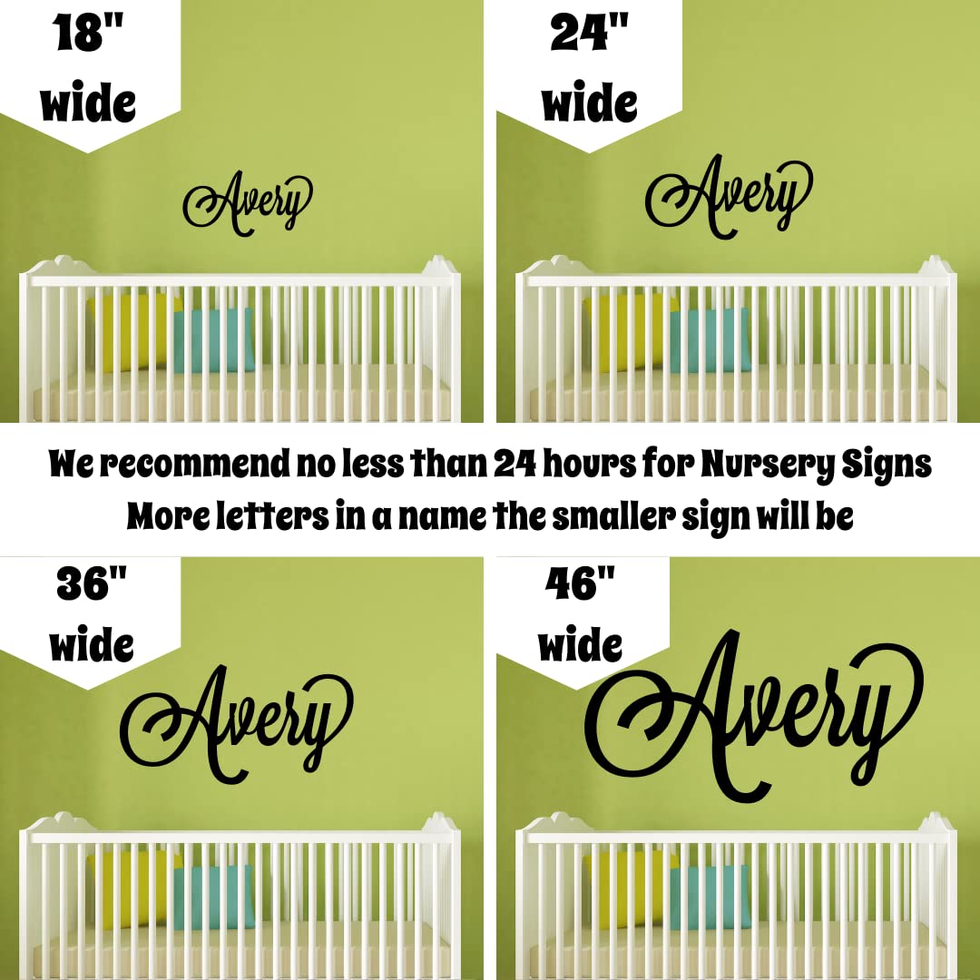 Personalized Custom Wood Name Sign, Nursery Name Signs, Family Wooden Baby Name Signs, Choice of Size & Fonts!