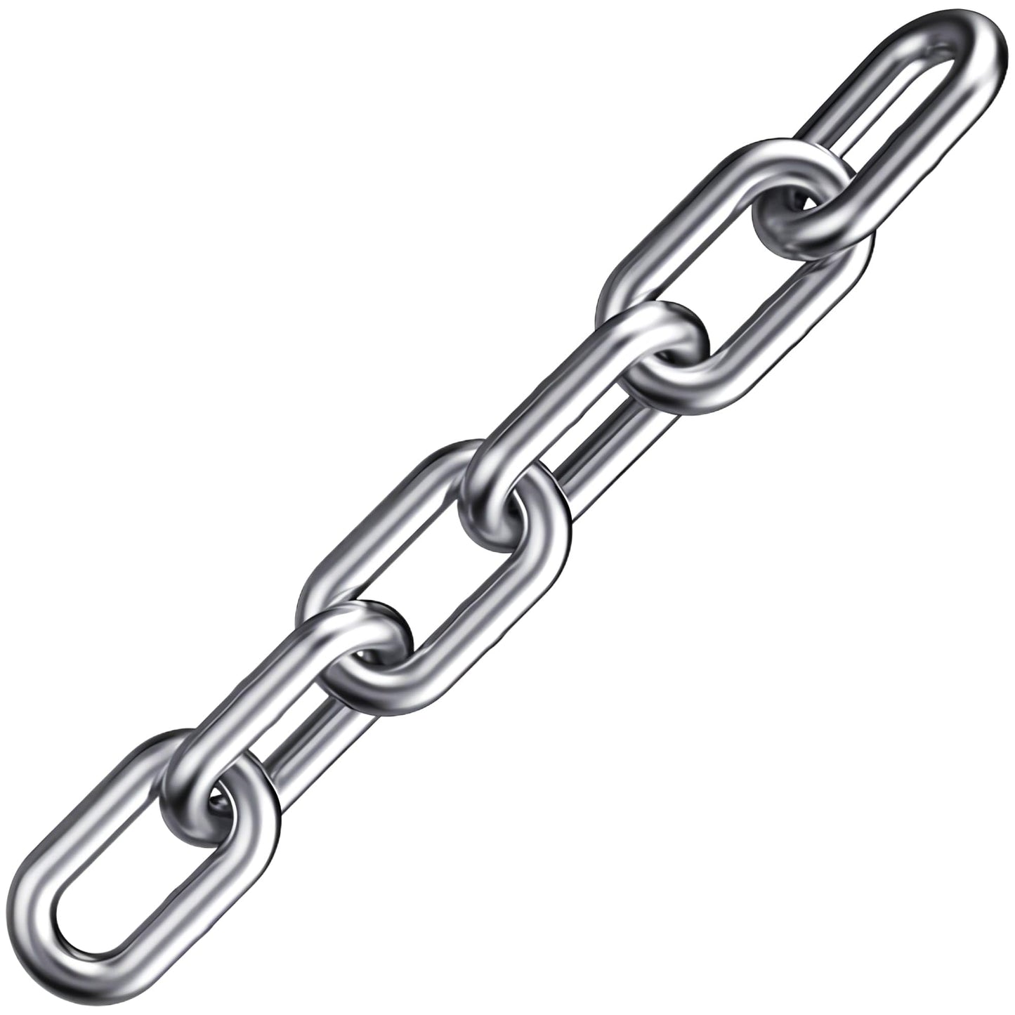 Stainless Steel Chain, Lsqurel 5/16inch Heavy Duty Chain Link Chain 13ft Safety Chain Utility Chain Metal Chain for Indoor and Outdoor (5/16in-13ft)