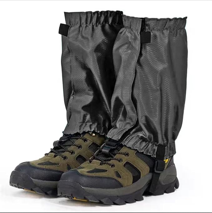 Leg Gaiters, Waterproof,Lightweight and Adjustable, Snow Boot Gaiters, for Men and Women Hiking, Walking, Hunting, Backpacking,Skiing, Mountaineering