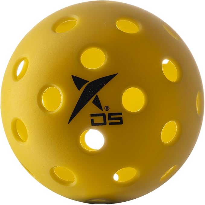 DROP SHOT Pickleball Balls – Outdoor Pickleball Balls Pack of 3 Tournament – Pickleball (USAPA) Approved - 3 Packs - Professional Pickleball