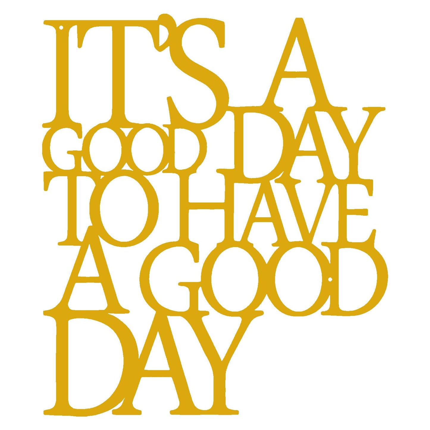 Benziso Motivational Metal Wall Art Inspirational Wall Decor Positive Quotes Wall Decor for Office Living Room Encouragement Gifts (Gold)