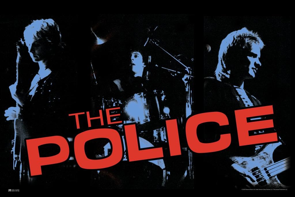 The Police Poster Silhouettes Cool Wall Art Print Poster 24x36
