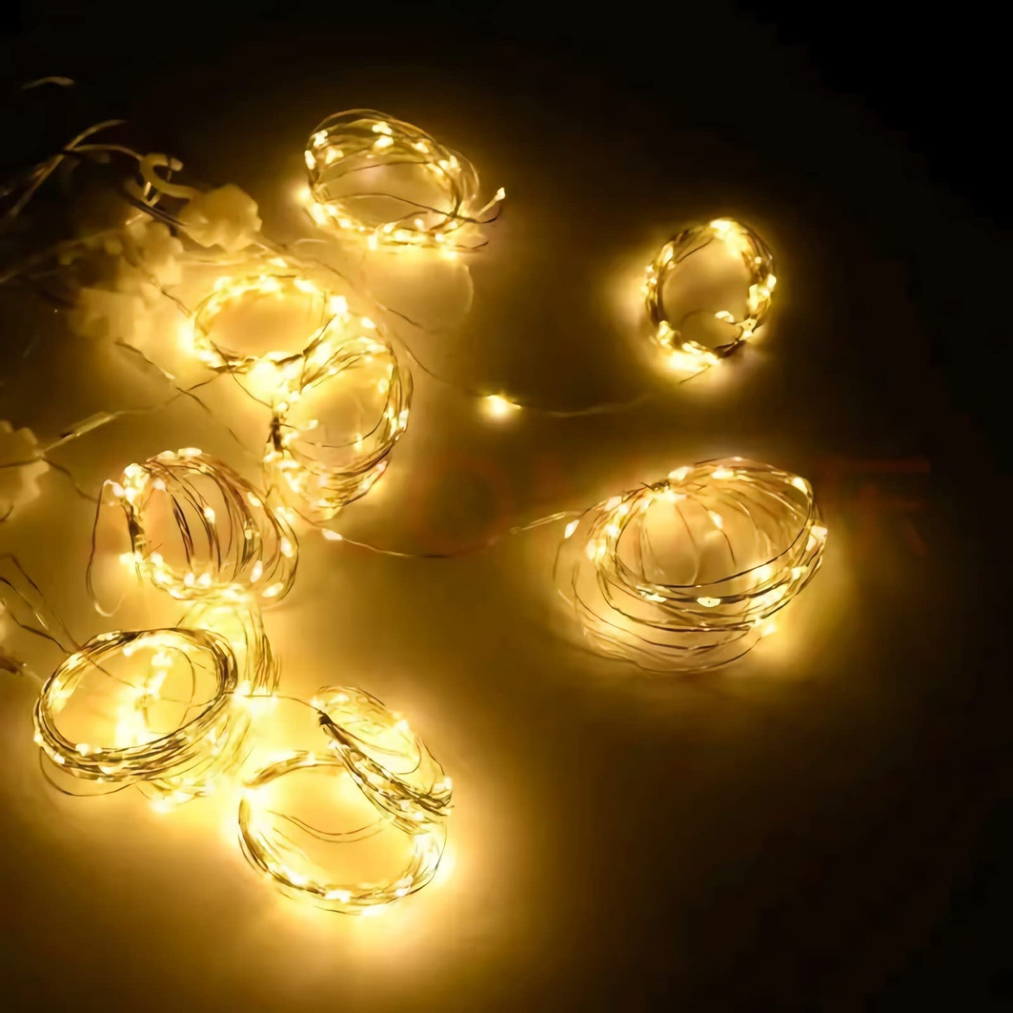 poripori 300 LED Curtain String Lights, Twinkle Fairy Lights for Bedroom with 8 Lighting Modes, USB Christmas Lights for Party Home Bedroom Indoor Wall Room Decor (Warm White)
