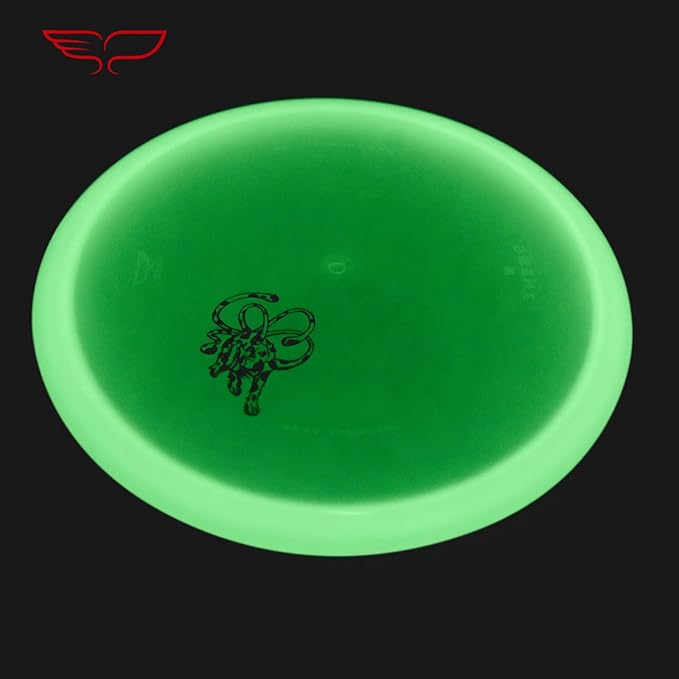 Yikun Stable Midrange Disc Golf Disc - 165-176g Glow-in-The-Dark & Standard Options | Reliable Flight for Outdoor Sports & Games | PDGA Approved (Color May Vary)