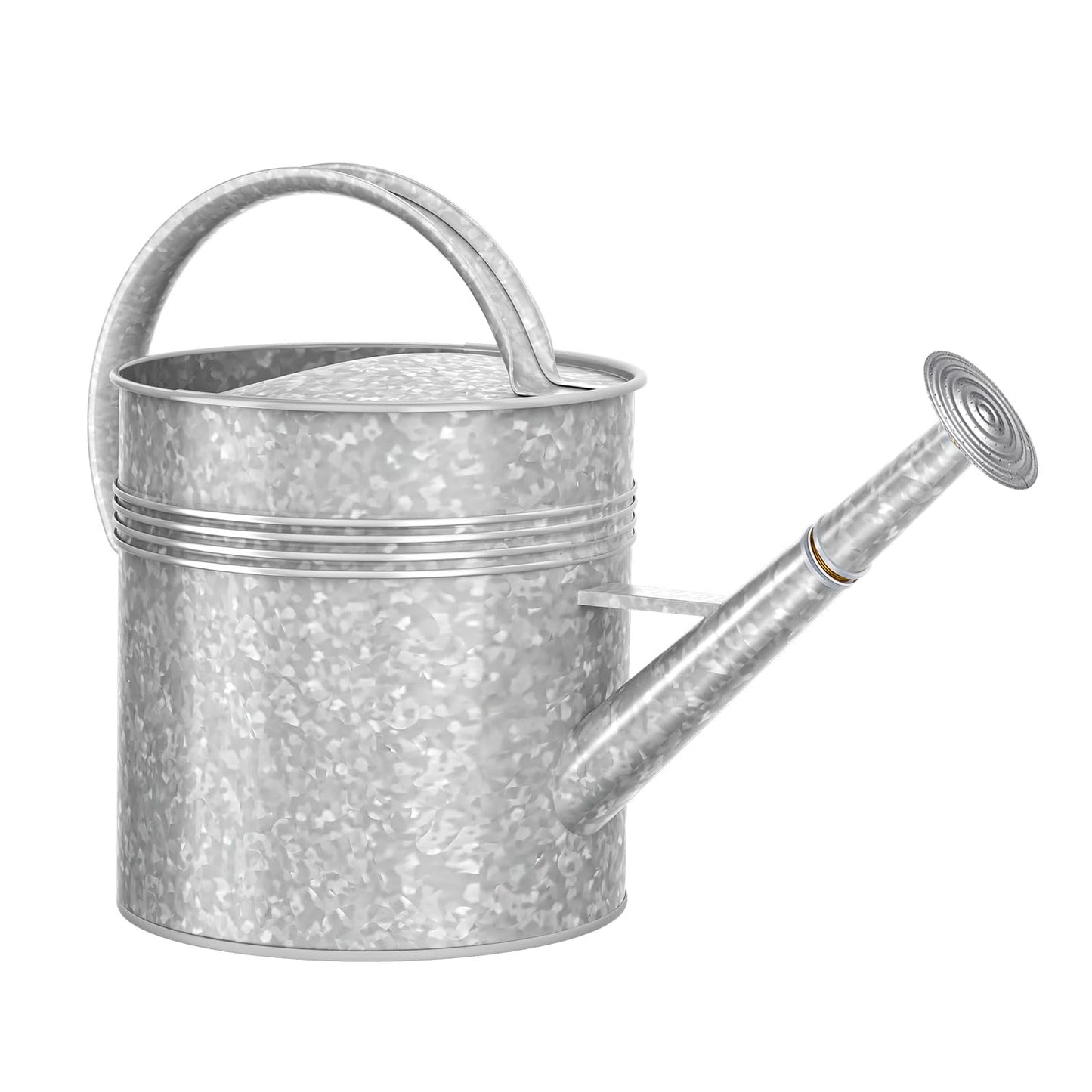 Galvanized Iron Watering Can for Indoor Plants, Oval Watering Cans for House Plant Garden Flower, Long Spout Water Can for Outdoor Watering Plants 9.46L 2.5 Gallon