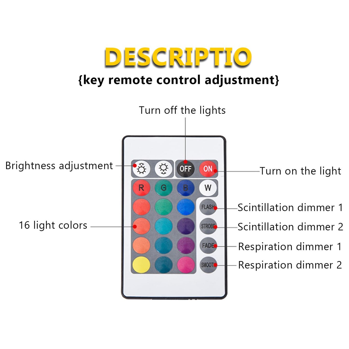 Growalleter Ocean Wave Projector Light, 16-Color LED Cube Lamp with Remote, 3D Water Ripple Projection, Romantic Ambient Lighting for Kids Room, Relaxation, Bedroom, Bathroom & Night Light