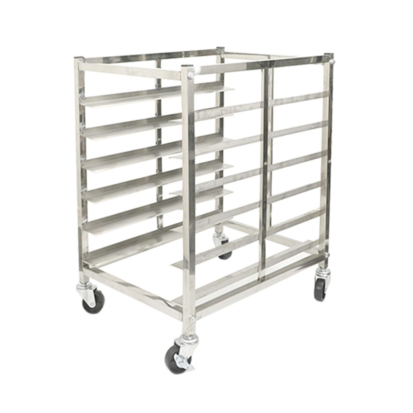 Quick Rack for Baking Pans,Heavy Duty Rolling Bread Pan Rack, 6-Tier Commercial Baking Rack for Home & Restaurant, Space-Saving Speed Rack (73x46x60cm)