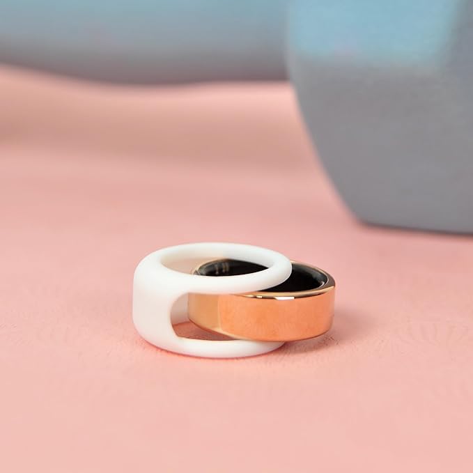 Rinfit Smart Ring Protector - Silicone Ring Enhancer for Active Lifestyle and Gym - StyleFit U.S. Design Patent - White, Size 13