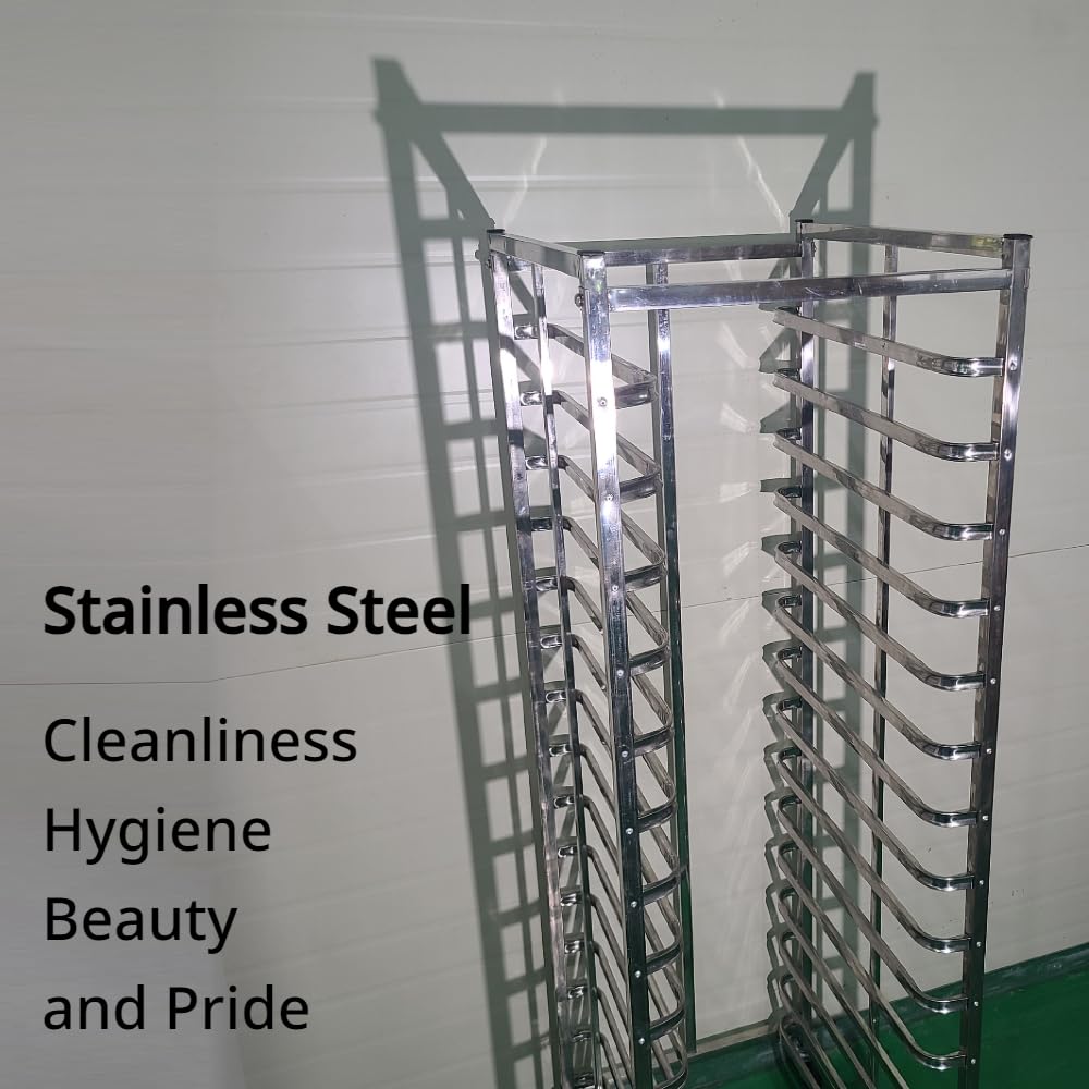 15 Shelf Rolling Rack for Brewery and Beverage Industry Heavy Duty Storage Solution