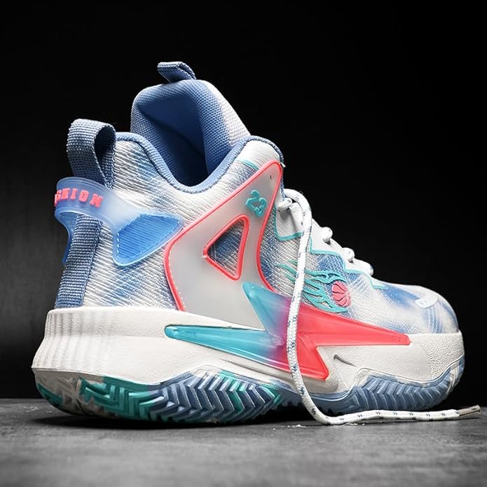 Basketball Shoes for Womens and Mens, Breathable Non Slip Outdoor Casual Unisex-Adult Fashion Sneakers