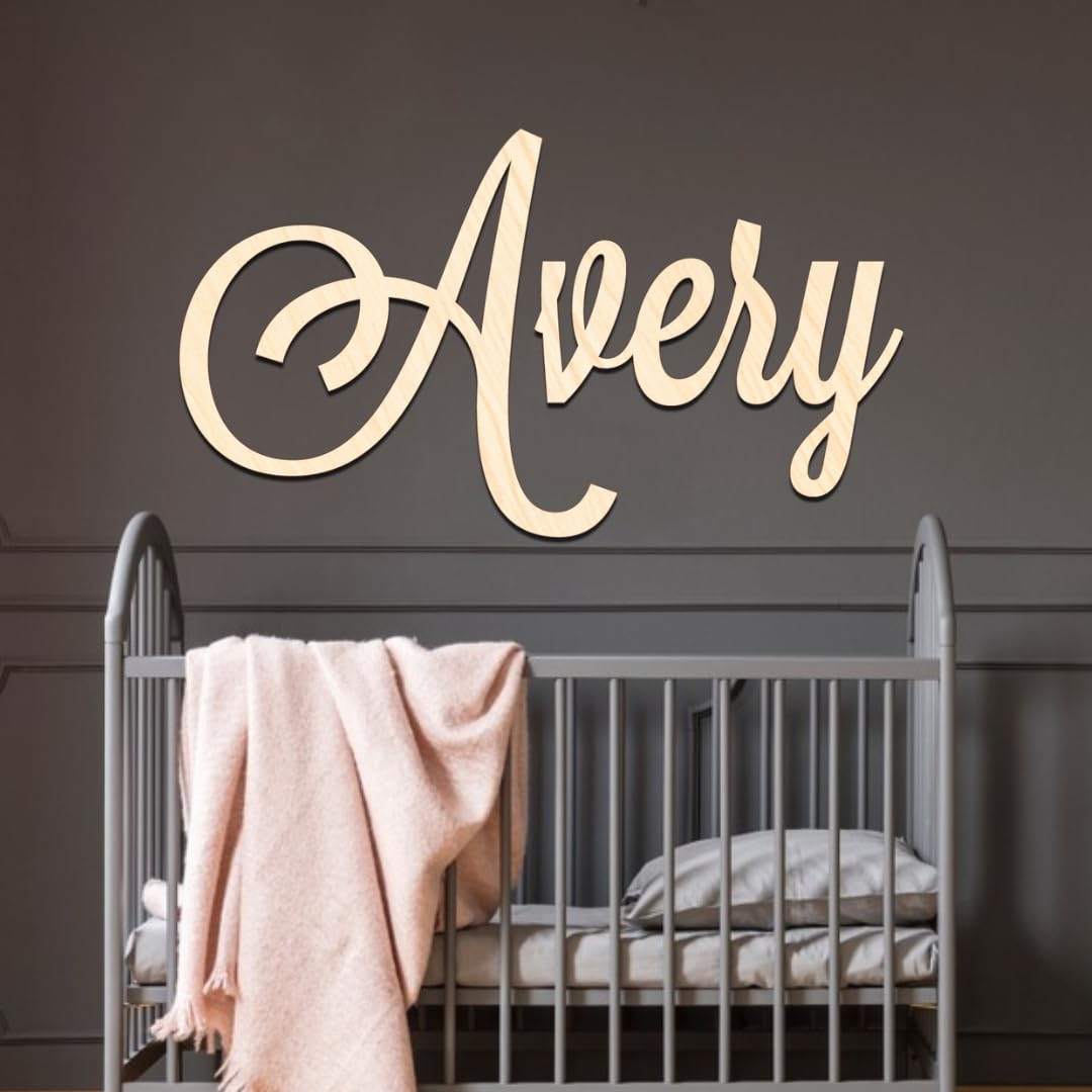 Personalized Custom Wood Name Sign, Nursery Name Signs, Family Wooden Baby Name Signs, Choice of Size & Fonts!