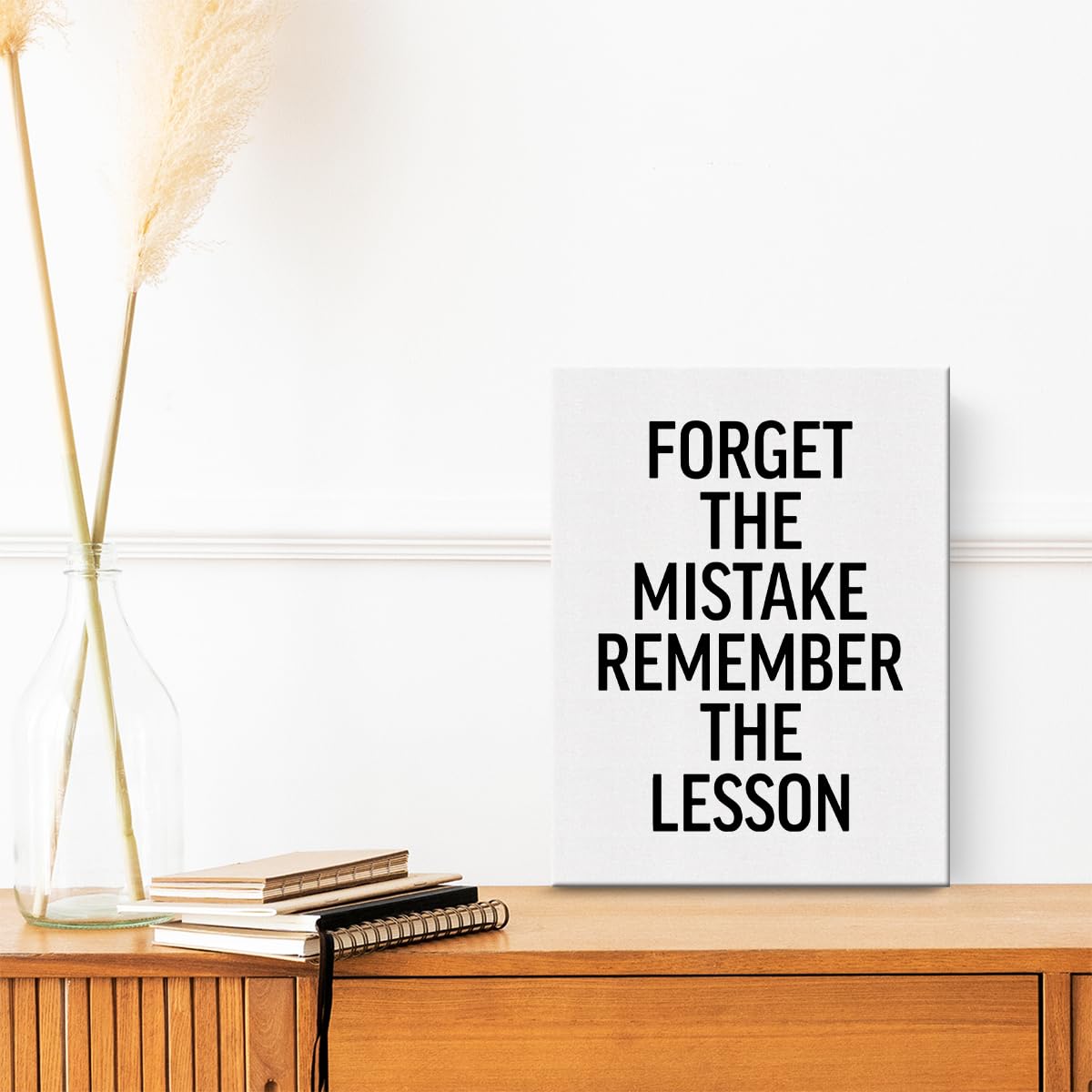 Motivational Canvas Wall Art Framed Encouragement Gifts for Women Men Paintings Canvas Prints Positive Poster for Home Office Parlour Living Room Kitchen Bedroom Wall Decor Artwork Decorative