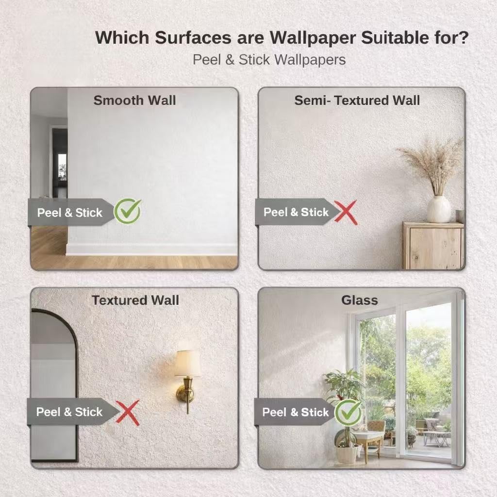 ARVOTONE Self-Adhesive Peel and Stick Wall Mural | Floral & Bird Design with Tropical Green Background | Removable Canvas Wallpaper for Living Room, Bedroom, Office (B, W114'' x H83'')