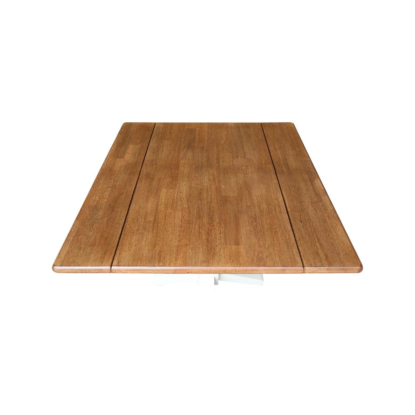 IC INTERNATIONAL CONCEPTS Solid Wood 36" Square Dual Drop Leaf Dining Table - Multi-Color
