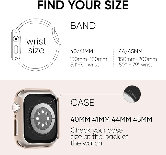 Compatible for Apple Watch Series 11 10 Band 46mm and Case with Screen Protector, Soft Silicone Sport Strap Bands and Protective Cover with Tempered Glass for iWatch Series 11 10